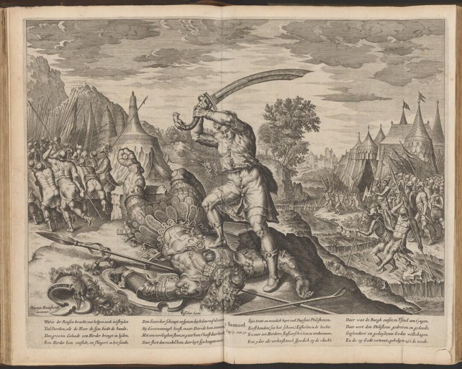 David onthoofdt Goliath
