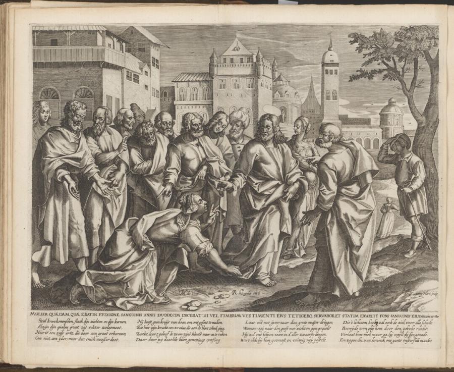 Christ and the Woman Who Was Cured of the Issue of Blood