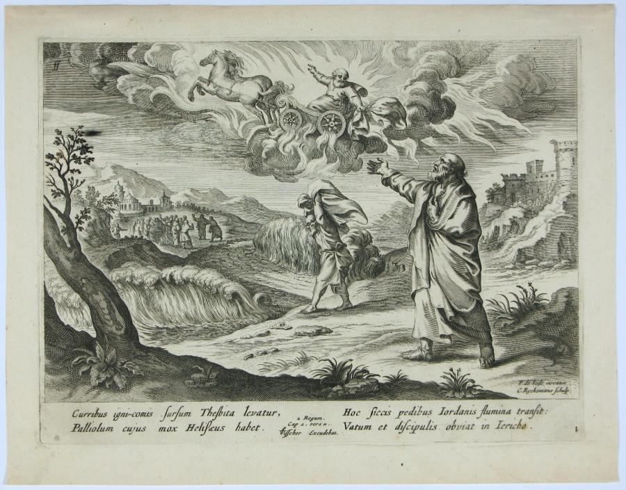 Elisha Sees the Ascension of Elijah