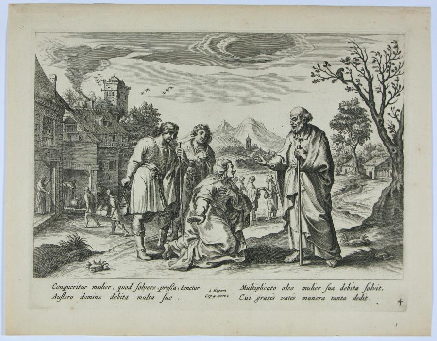 Elisha and the Miracle of the Oil of the Widow of the Prophet