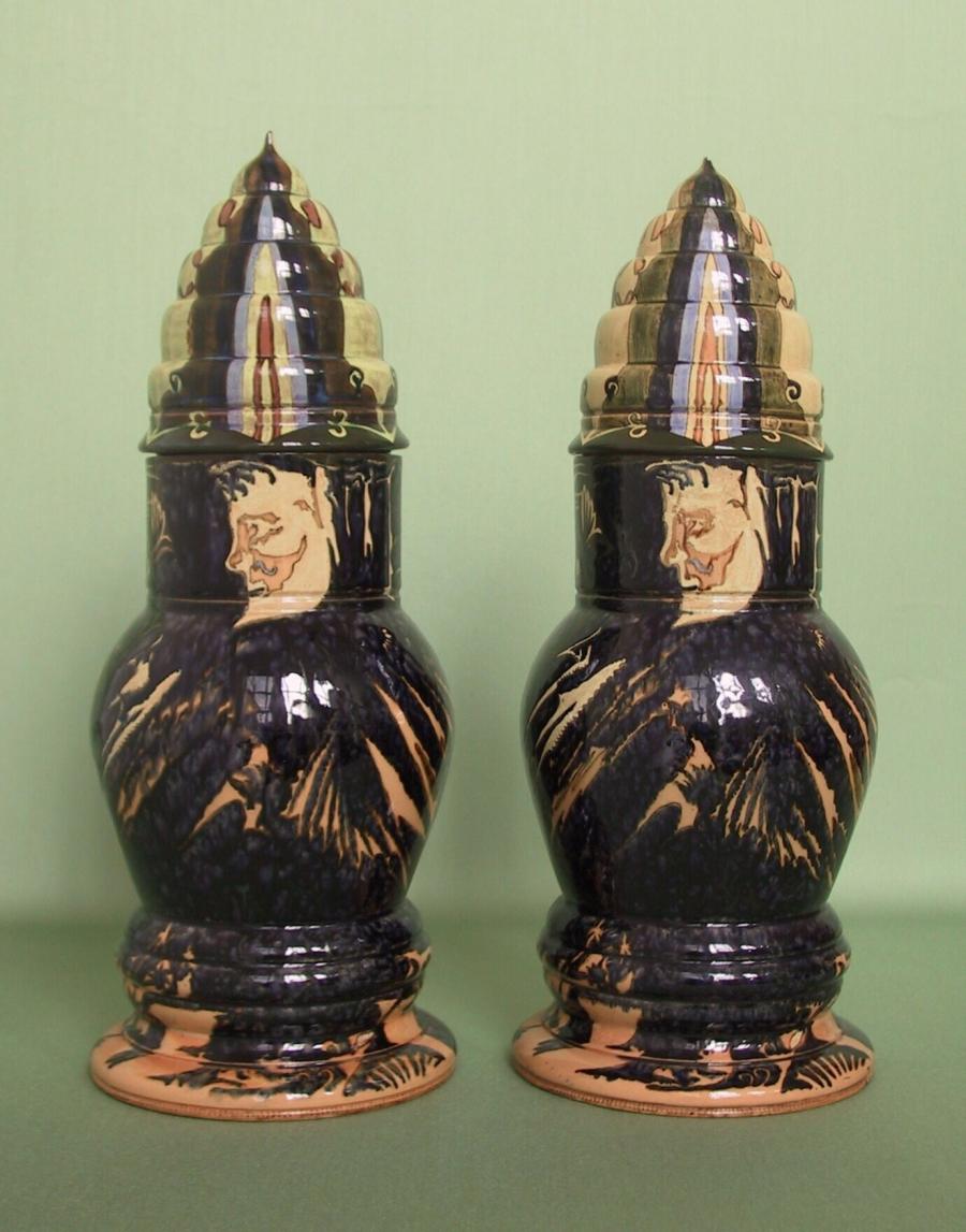 lidded vase