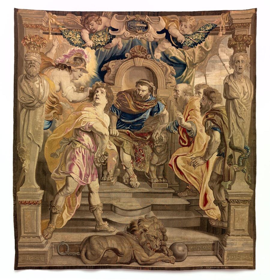 Achilles vertoornd op Agamemnon