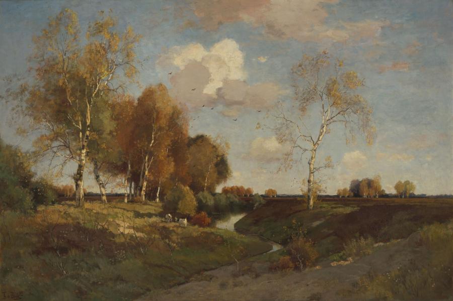 Najaarsmiddag (De beek van Wolfheze)