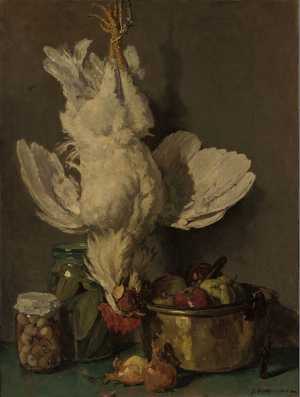 stilleven-met-witte-haan