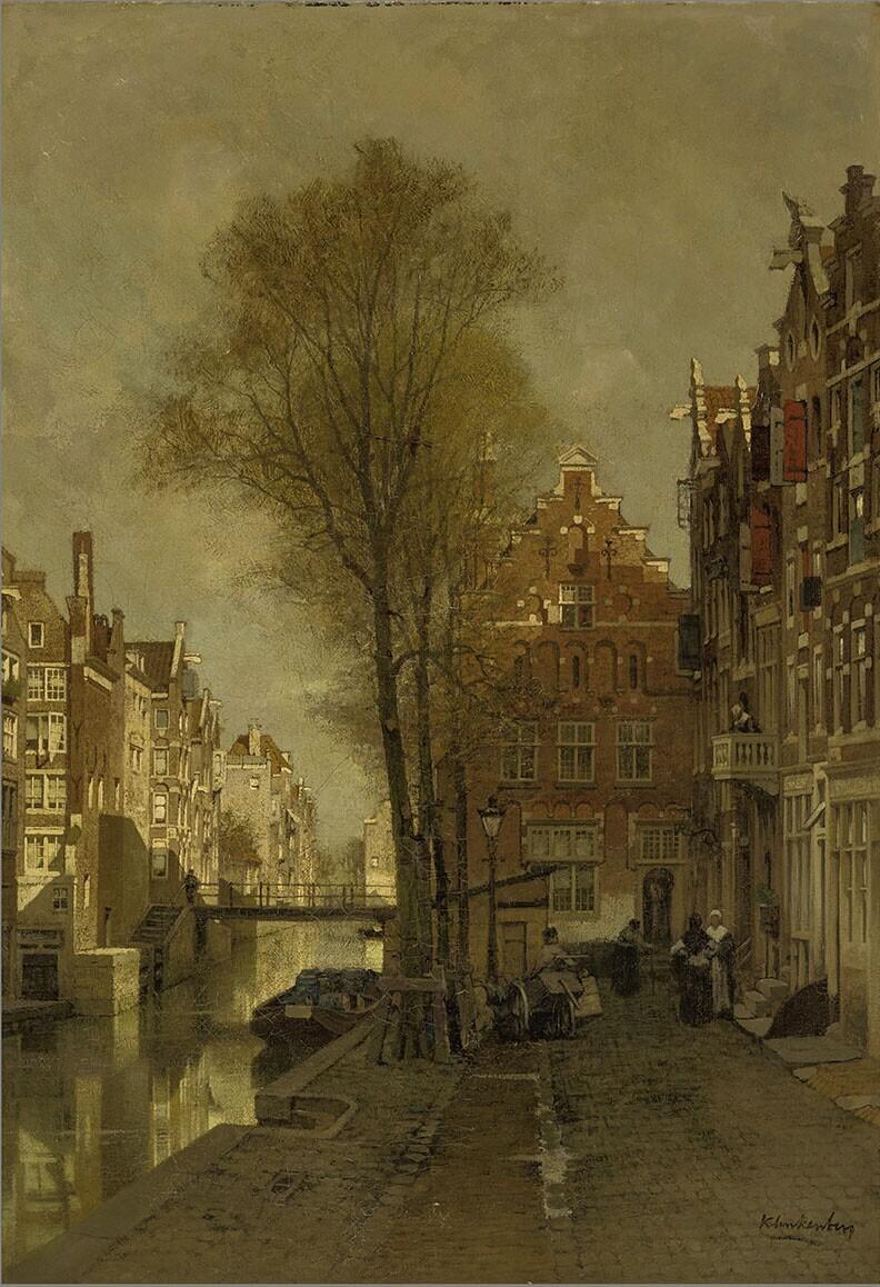 Grachtengezicht in Amsterdam