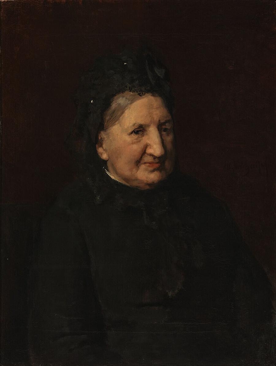 Portrait of Mrs. E. van der Schilden-Hammer