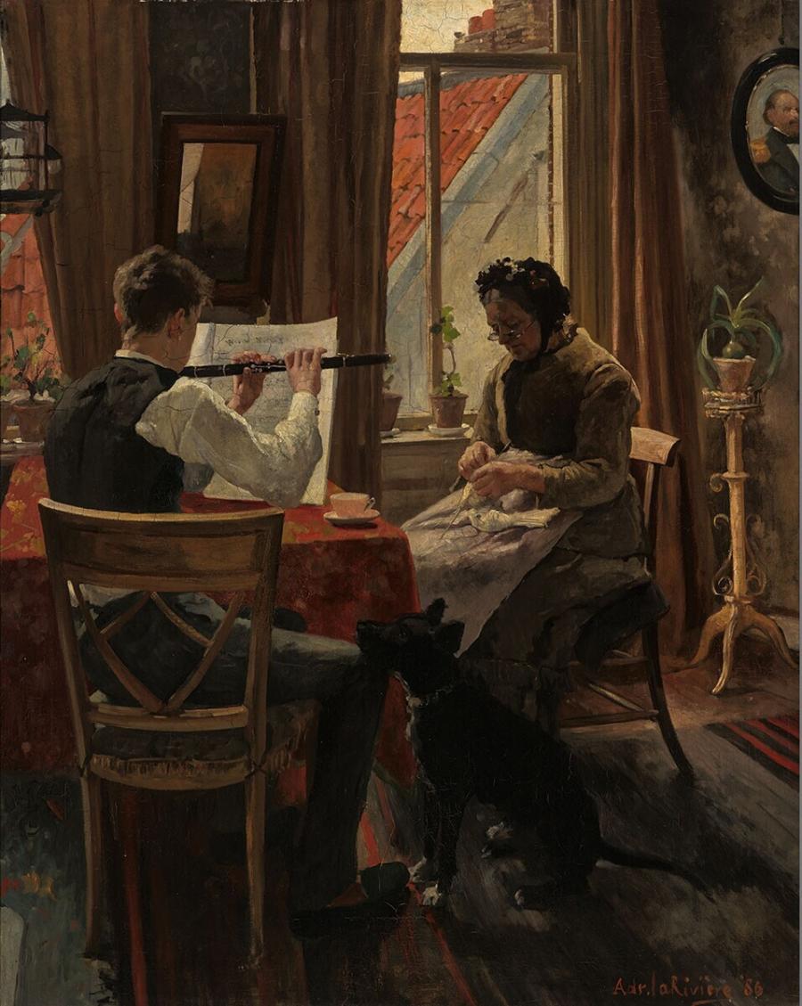 De fluitspeler