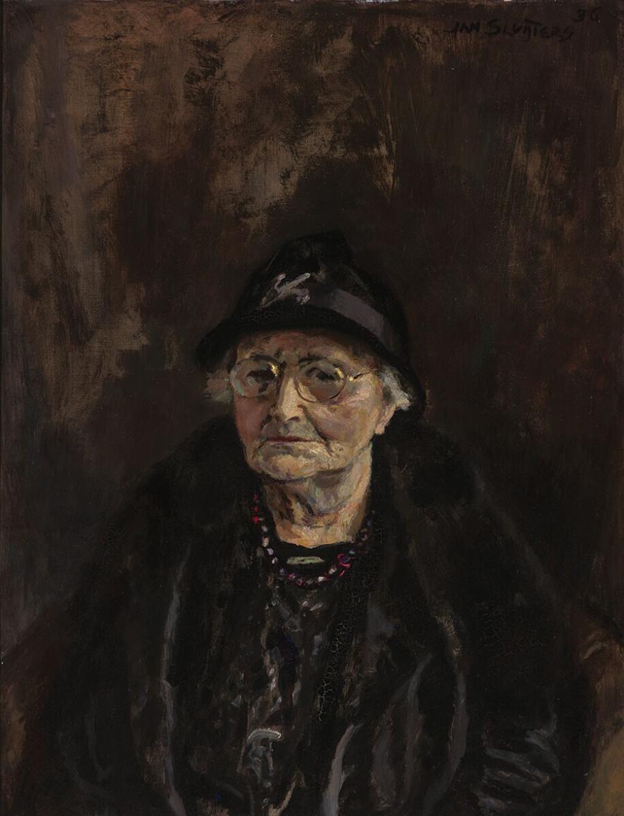 Portret van de moeder van de kunstenaar