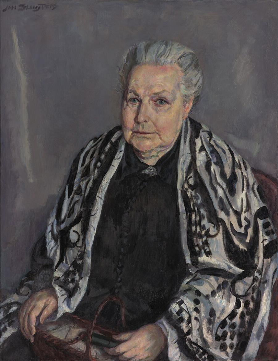 Portret van Mevr. Th. J. Hintzen-s'Jacob