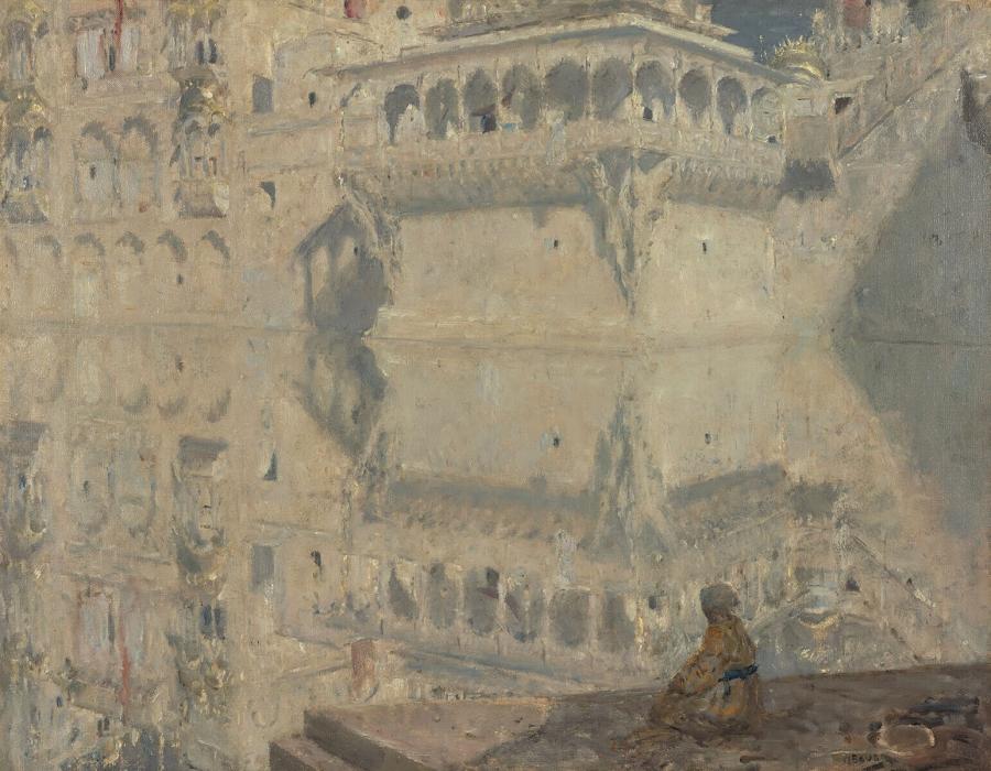 Het paleis van de radjah van Bharatpur