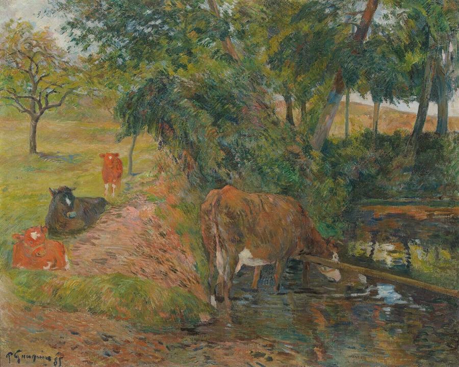 Vaches au repos (Koeien aan het wed)