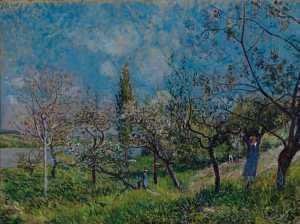 un-verger-au-printemps-by-een-boomgaard-in-de-lente-te-by