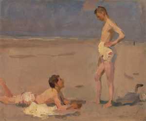 twee-badende-jongens-aan-het-strand