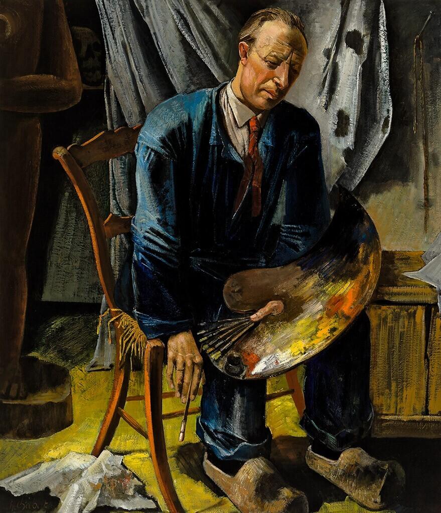 Self-portrait with Painter's Palette
