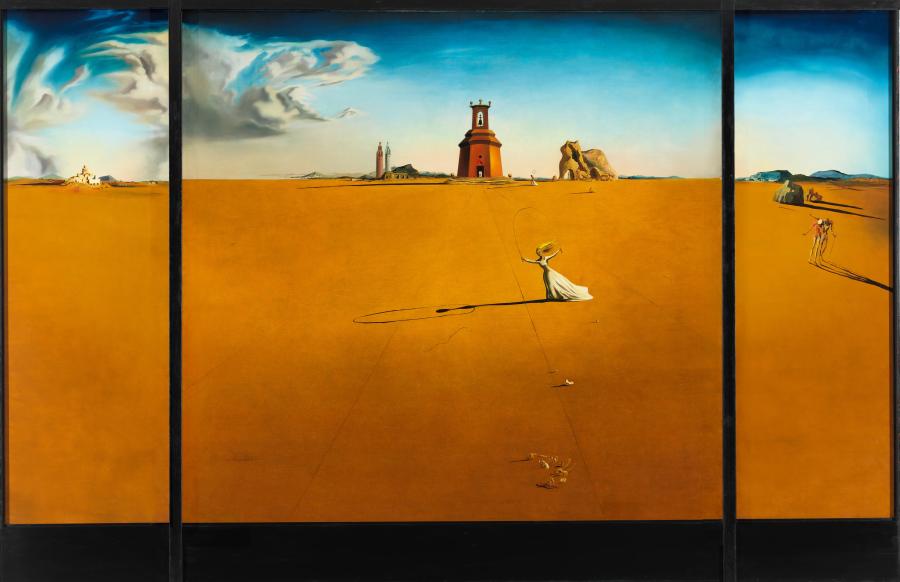 Landscape with a Girl Skipping Rope