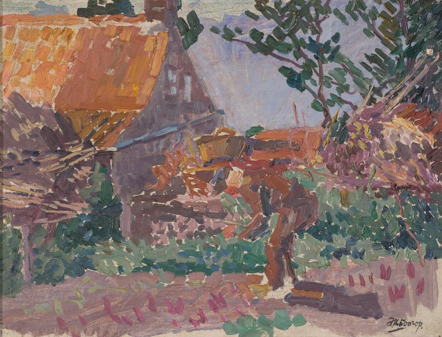 Farmer in Vegetable Garden