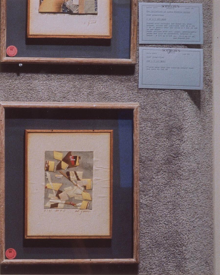 Collage / Schwitters / Sotheby's