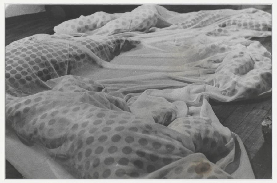 Foto van Yayoi Kusama's 'Sex Washed Up at the Beach' (1965-66)