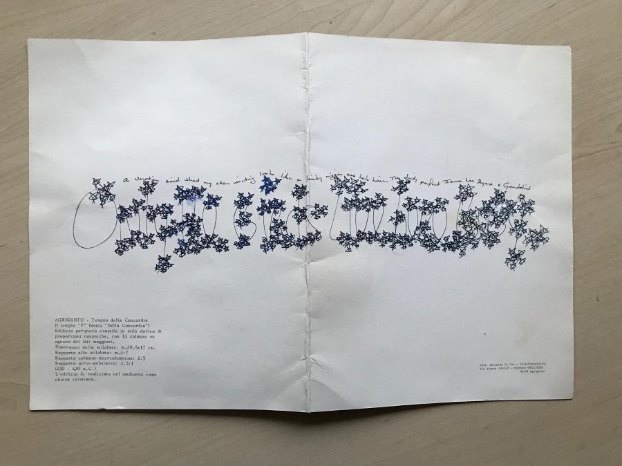 Postcard to Rudi Fuchs