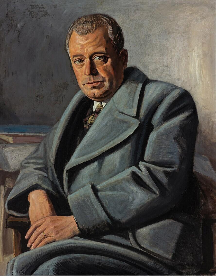 Portret van J.J.P. Oud