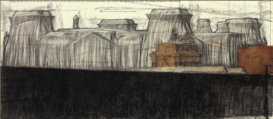 Wrapped Reichstag, Project for West-Berlin