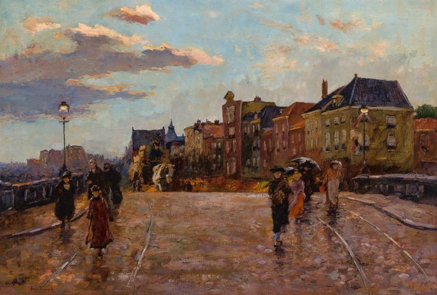 Cityscape (Heerengracht, The Hague)