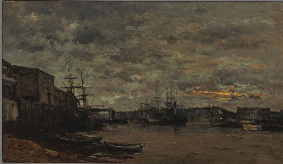 De haven van Bordeaux