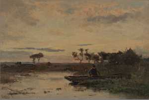 polderlandschap-met-visser