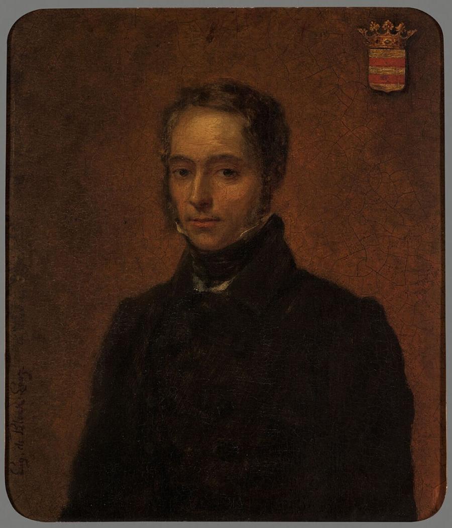 Portret van de vader Joseph de Block Looz
