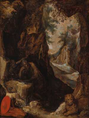 de-heilige-hieronymus-in-een-landschap-met-grot
