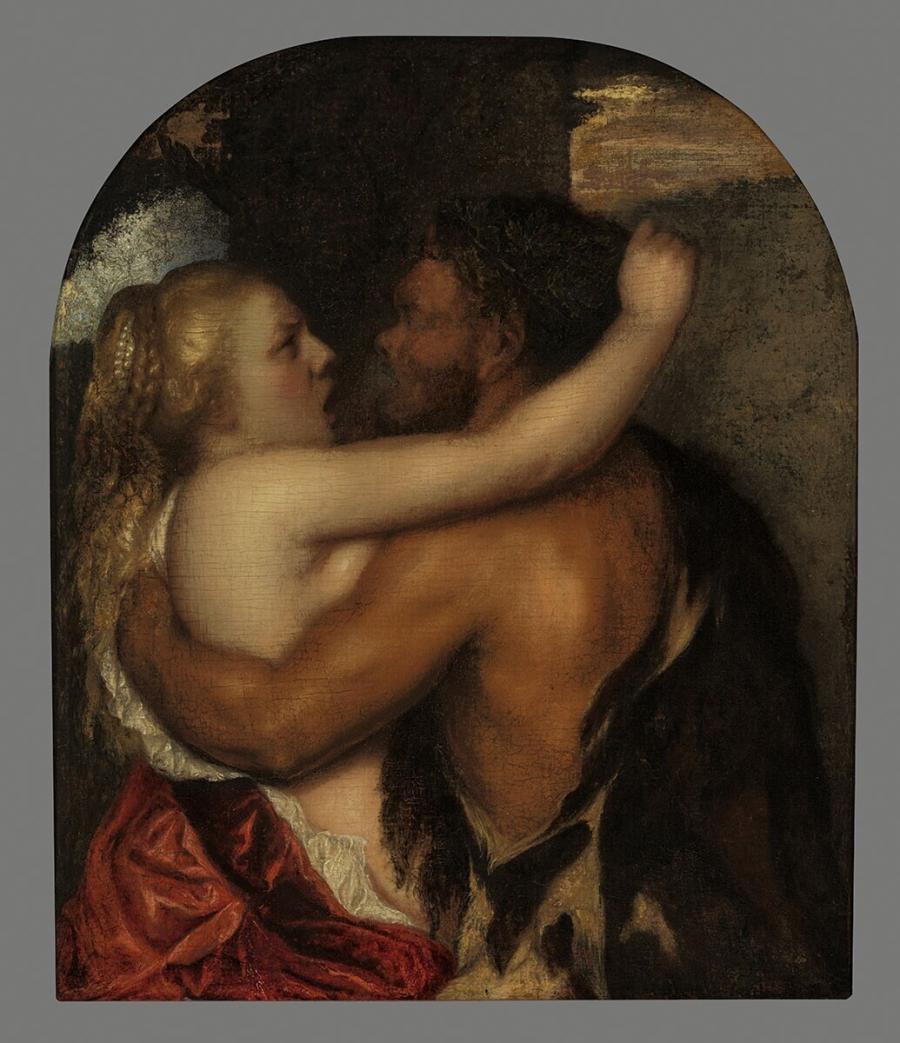 Faun en nimf
