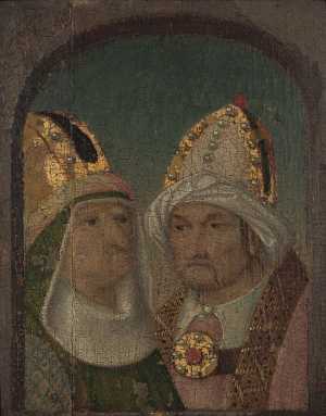 twee-figuren-met-mijters-op-fragment