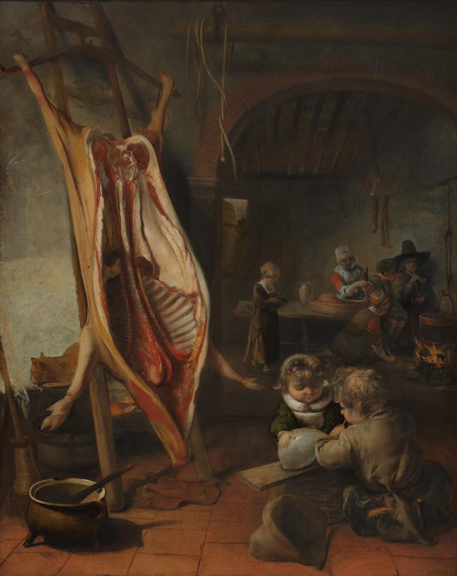 The slaughtered swine