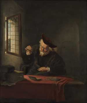 the-gold-weigher