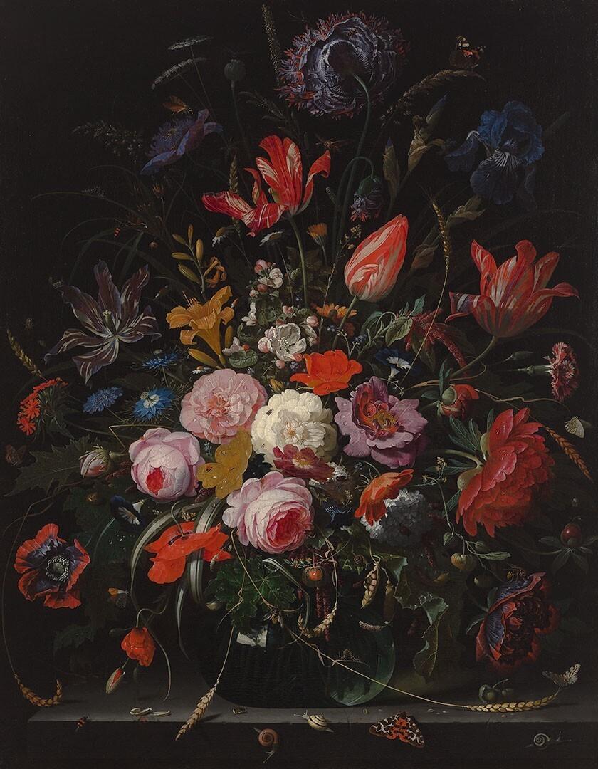 Bloemen in een vaas