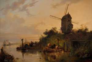 waterland-met-molen