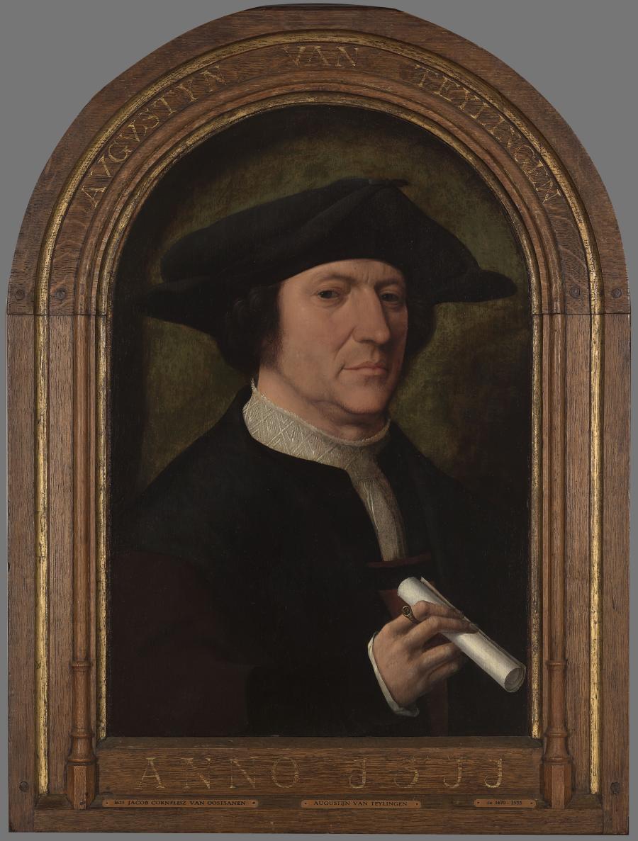 Portret van Augustijn van Teylingen