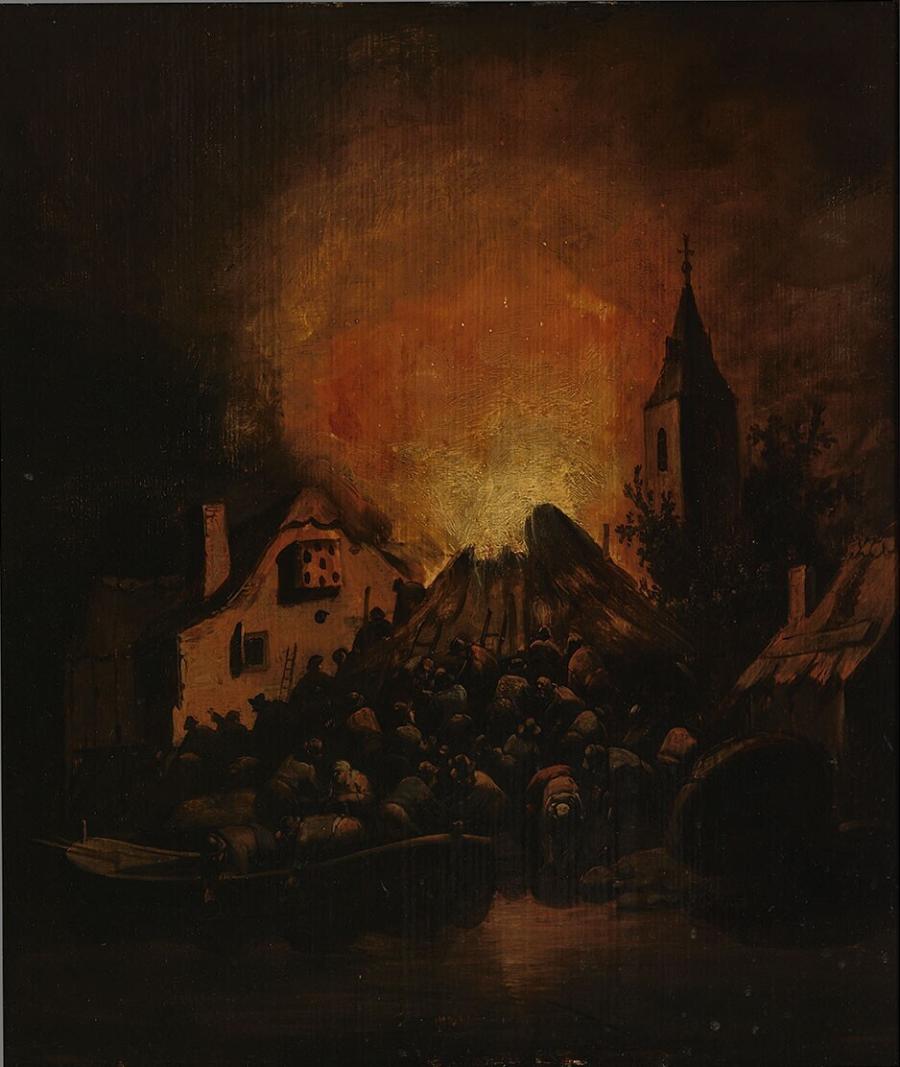Nachtelijke brand