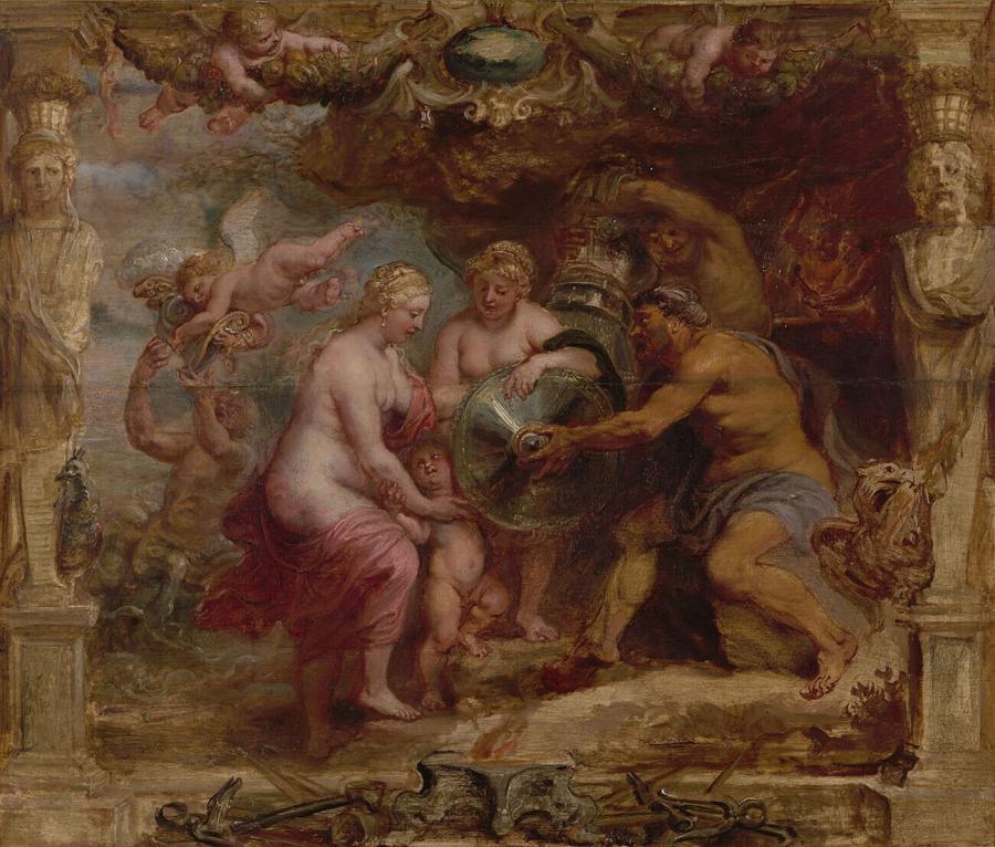 Thetis Receiving the Arms of Achilles from Vulcan
