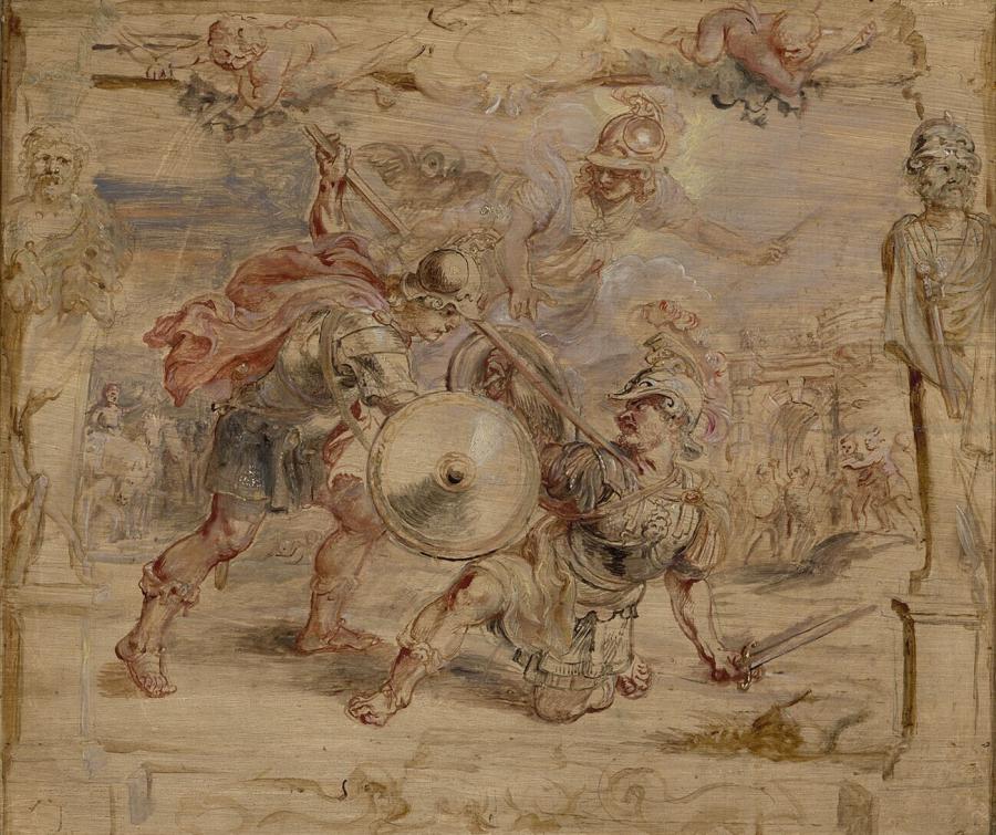 Achilles doodt Hector