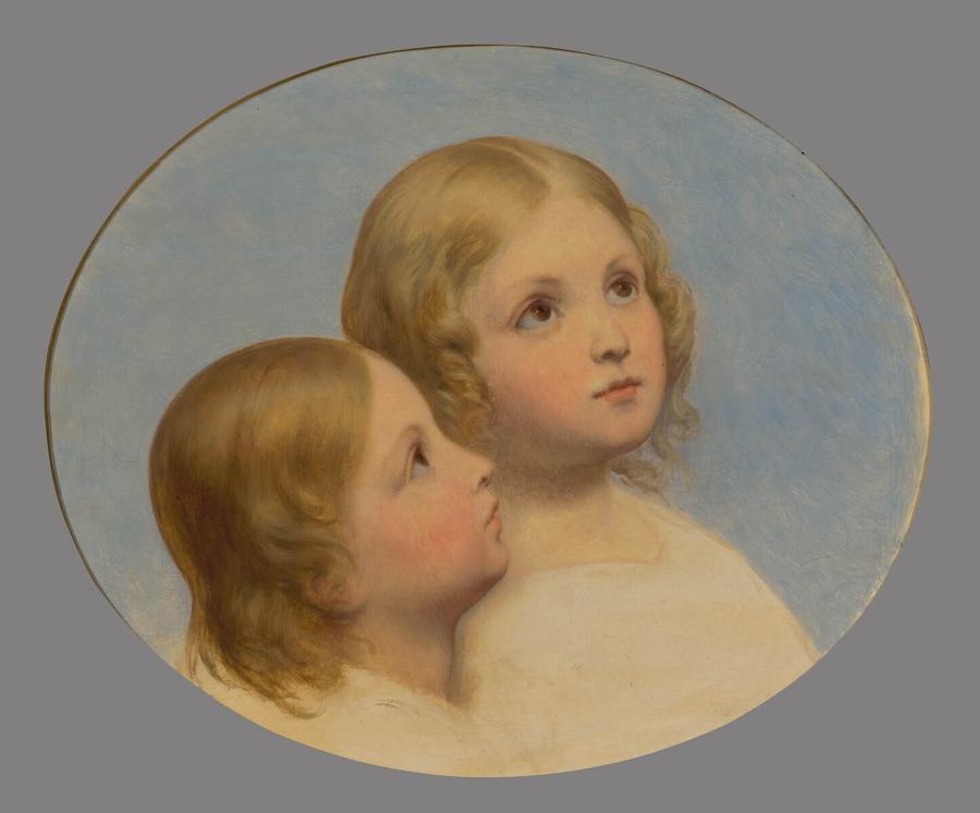 Two Children's Heads