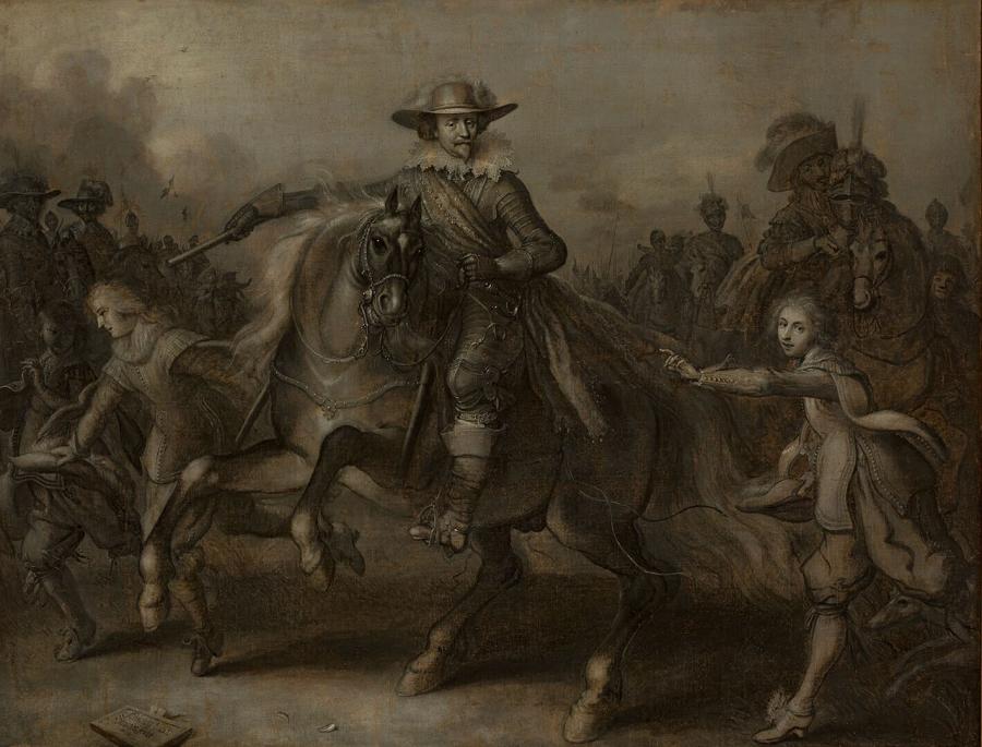 Frederik Hendrik on Horseback, with all his Retinue