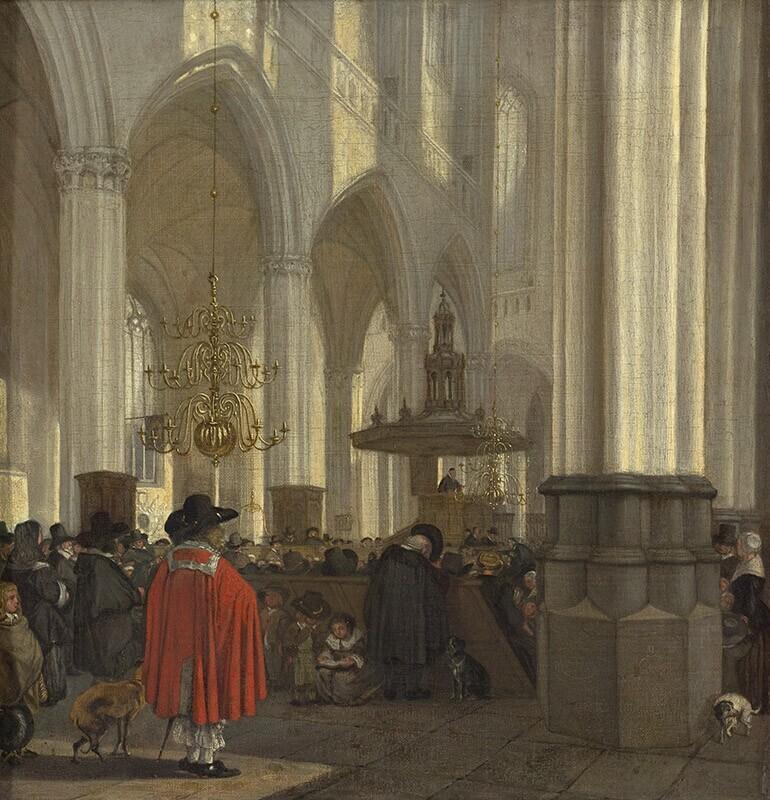 Interior of the New Church in Amsterdam