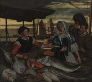 the-fish-market-at-evening