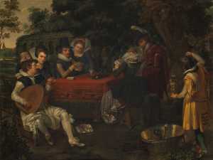 card-players-in-a-park