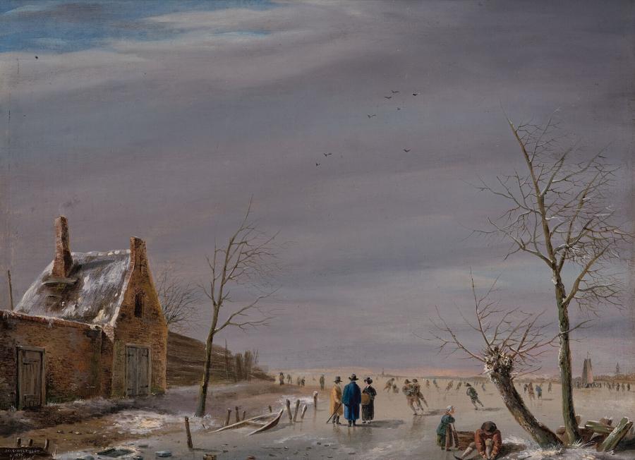 A Scene on the Ice