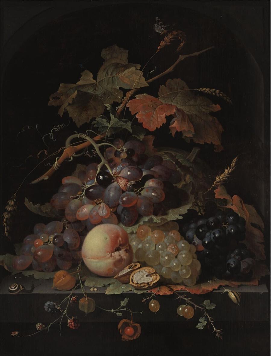 Still Life with Grapes and Other Fruit