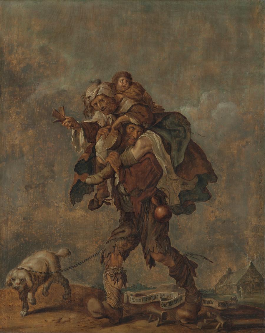 "Wretched are the legs that must bear the burden of poverty"
