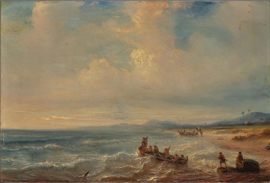 A Bay at the Mediterranean Sea