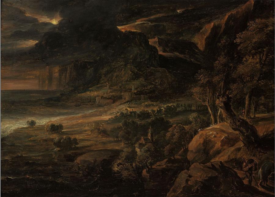 Landscape with Thunderstorm
